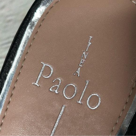 LINEA PAOLO Black Slip On Loafers - Picture 6 of 7